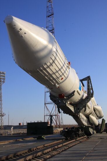 Proton-K carrier rocket to be launched with Cosmos satellite