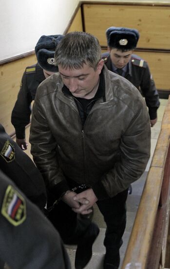 Court session in case of Andrei Komissarov