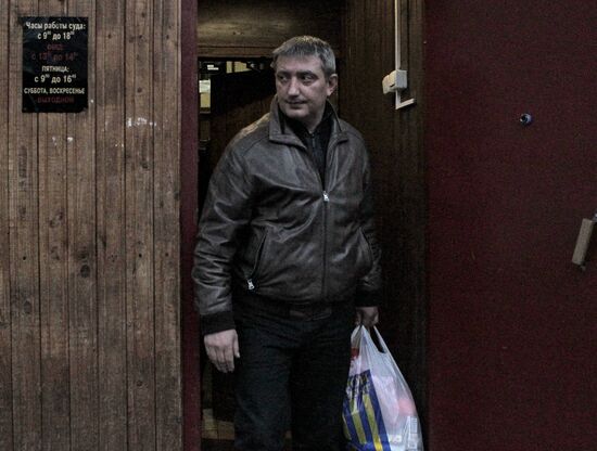 Court session in case of Andrei Komissarov