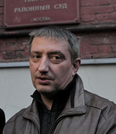 Court session in case of Andrei Komissarov