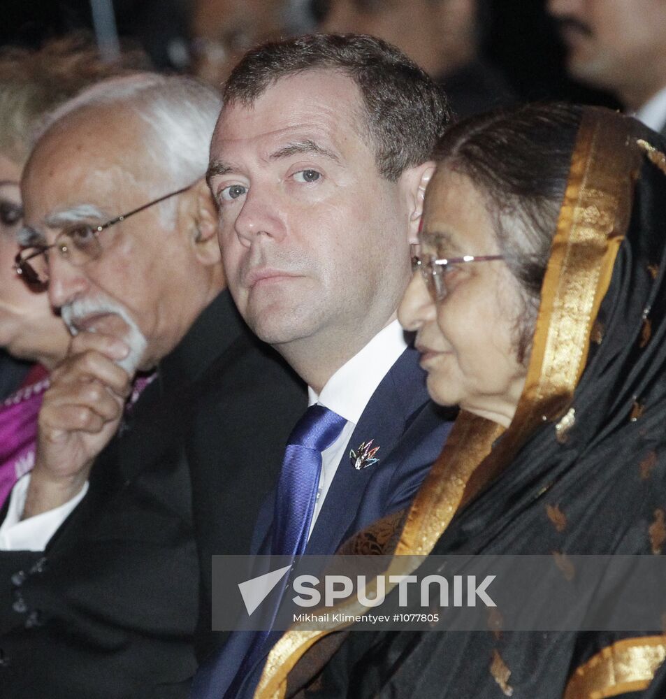 Dmitry Medvedev arrives in New Delhi to attend BRICS summit