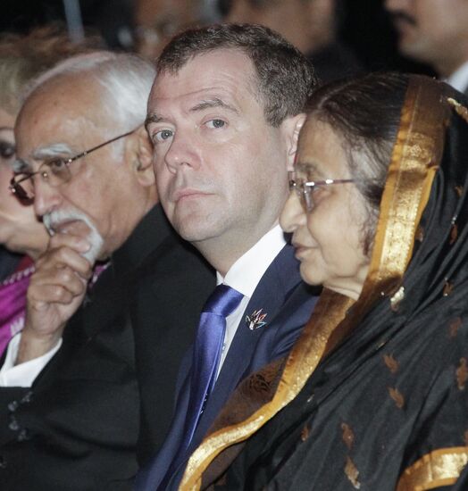 Dmitry Medvedev arrives in New Delhi to attend BRICS summit