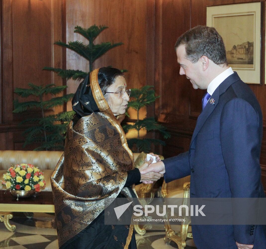Dmitry Medvedev arrives in New Delhi to attend BRICS summit