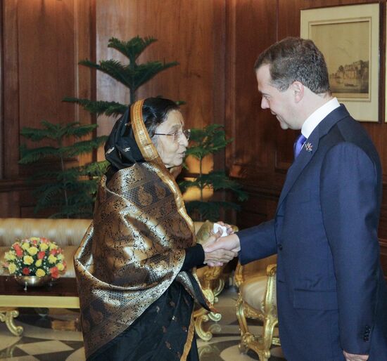 Dmitry Medvedev arrives in New Delhi to attend BRICS summit