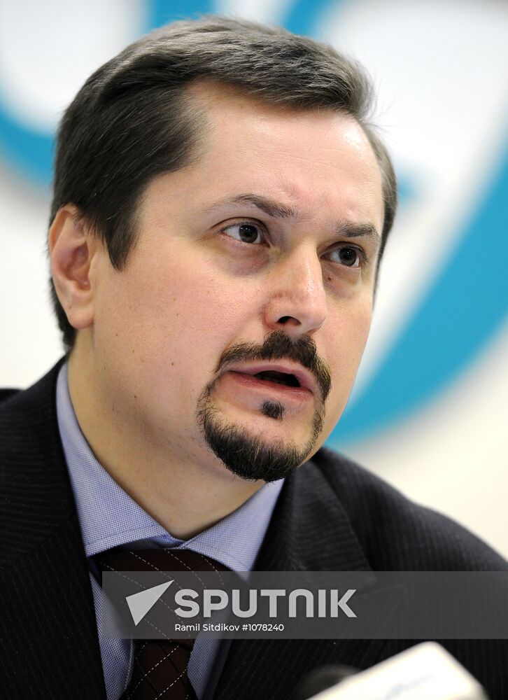 News conference of Russian National Democratic Party
