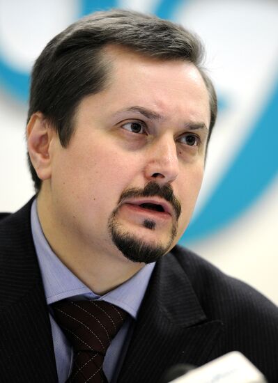News conference of Russian National Democratic Party