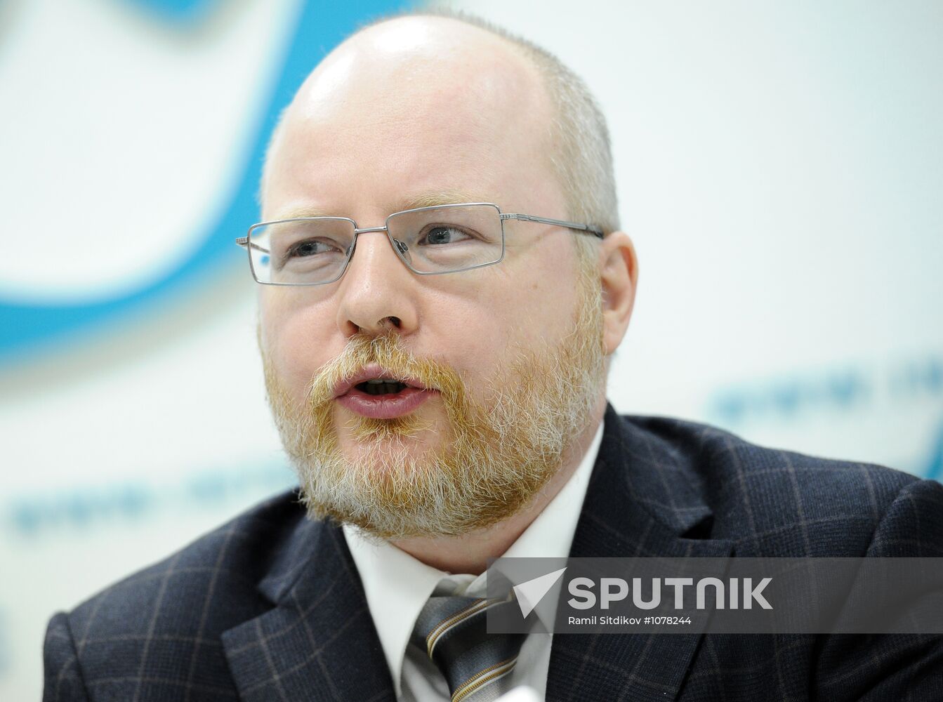 News conference of Russian National Democratic Party