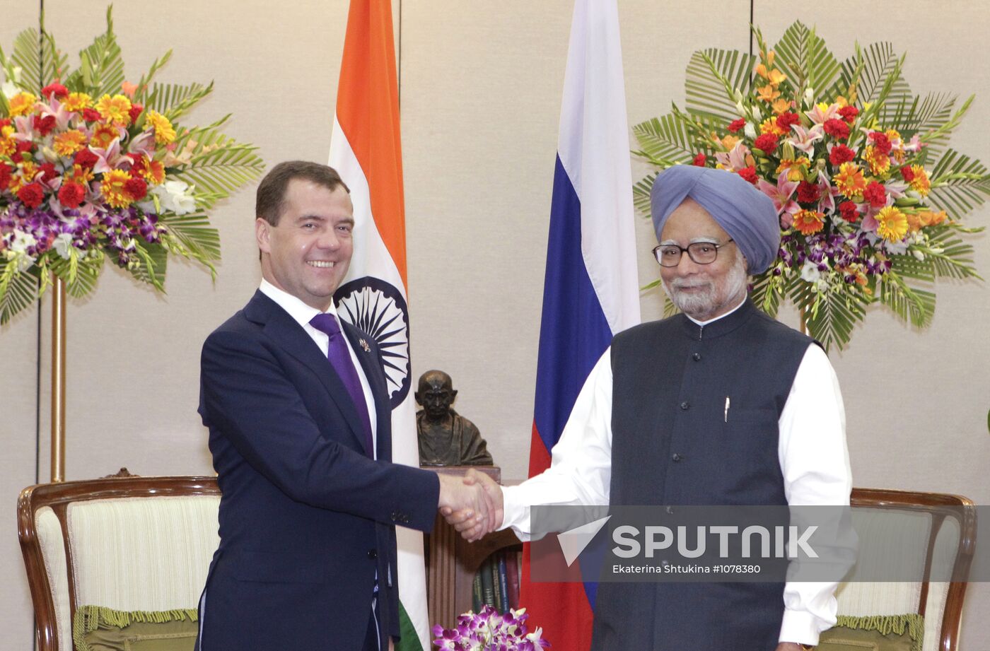 Dmitry Medvedev attends BRIC summit