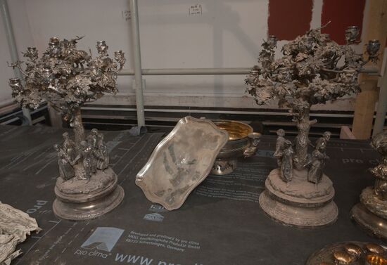 Treasure found in private villa, St. Petersburg