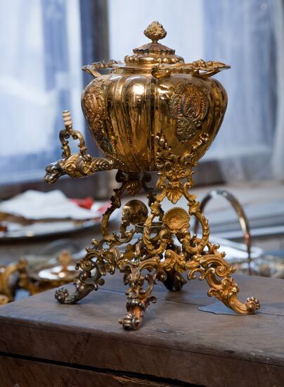 Treasure found in private villa, St. Petersburg
