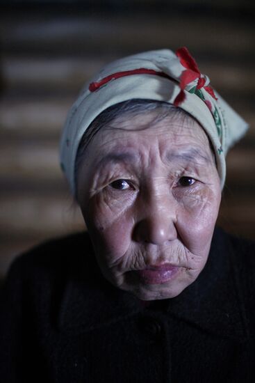 Last nomad reindeer herders of the Sychegir family