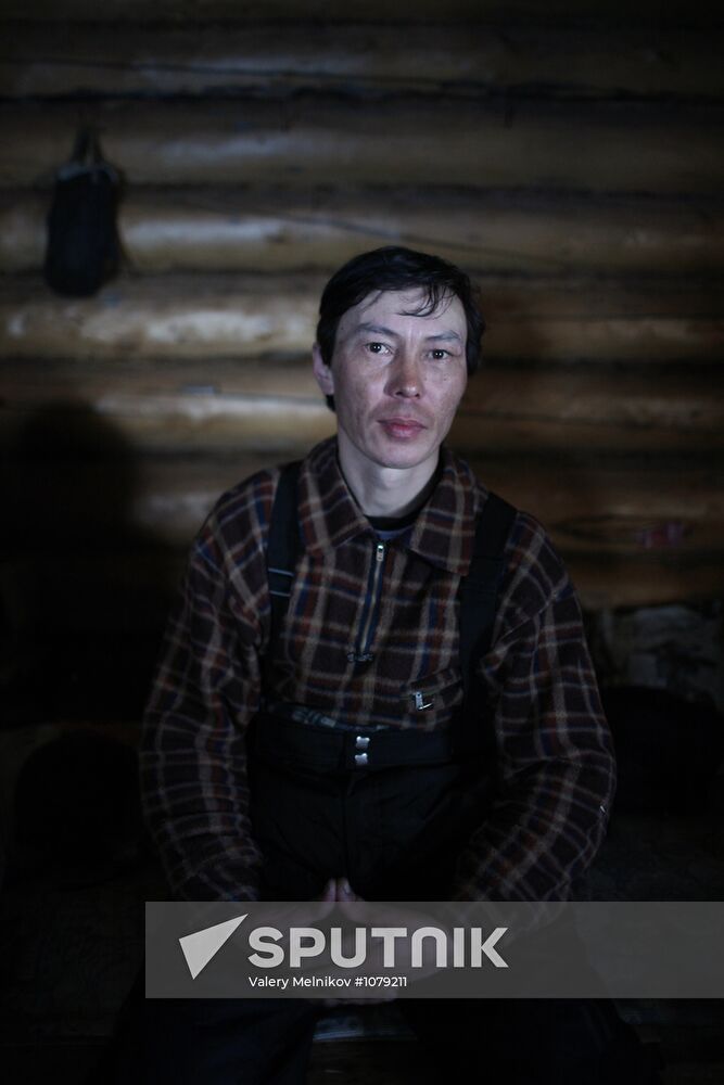 Last nomad reindeer herders of the Sychegir family