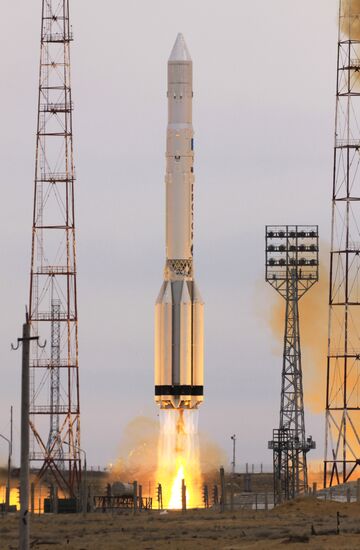 Proton-K carrier rocket launched with military satellite