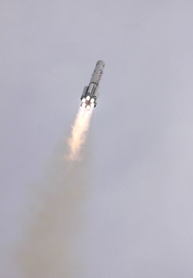 Proton-K carrier rocket launched with military satellite