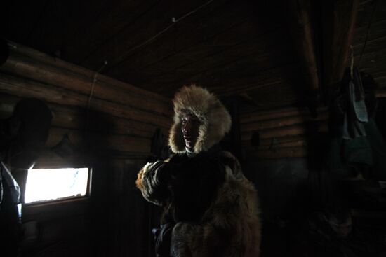 Last nomadic reindeer herders of Sychegir ethnic group