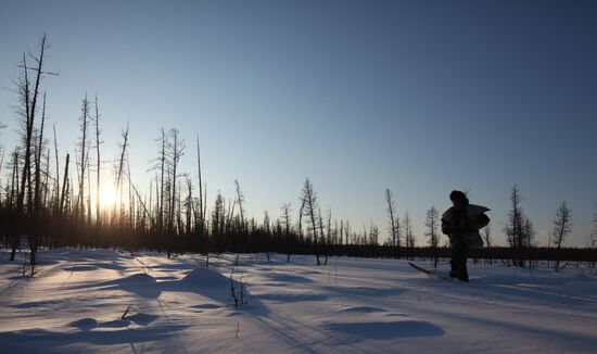 Last nomadic reindeer herders of Sychegir ethnic group