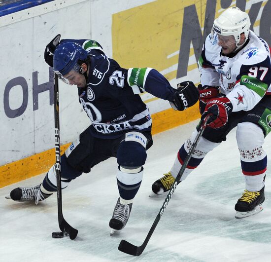 KHL. Dynamo Moscow vs. SKA St. Petersburg