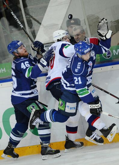 KHL. Dynamo Moscow vs. SKA St. Petersburg