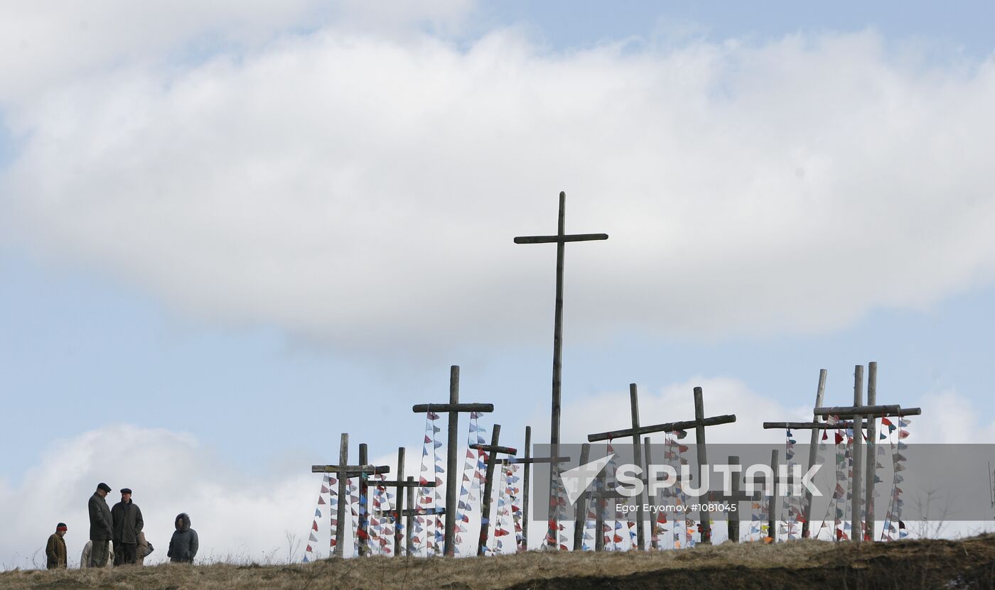 Celebrating Palm Sunday in Belarussian village of Oshmyani