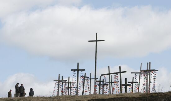 Celebrating Palm Sunday in Belarussian village of Oshmyani