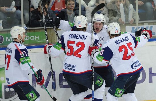 KHL. Dynamo Moscow vs. SKA St. Petersburg