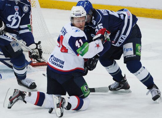 KHL. Dynamo Moscow vs. SKA St. Petersburg
