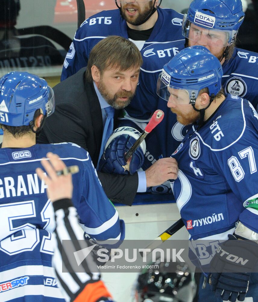 KHL. Dynamo Moscow vs. SKA St. Petersburg