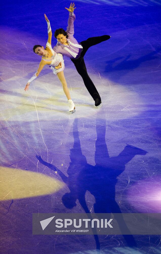 Figure skating World Cup 2012. Demonstration performances