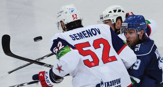 KHL. Dynamo Moscow vs. SKA St. Petersburg
