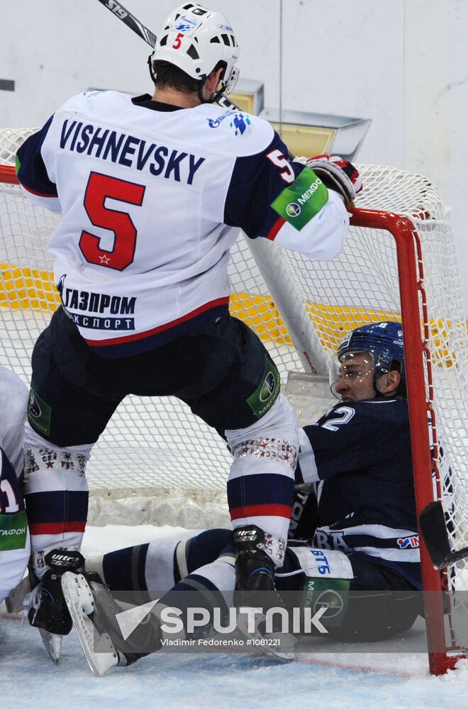 KHL. Dynamo Moscow vs. SKA St. Petersburg