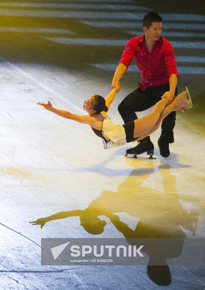 Figure skating World Cup 2012. Demonstration performances