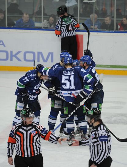 KHL. Dynamo Moscow vs. SKA St. Petersburg