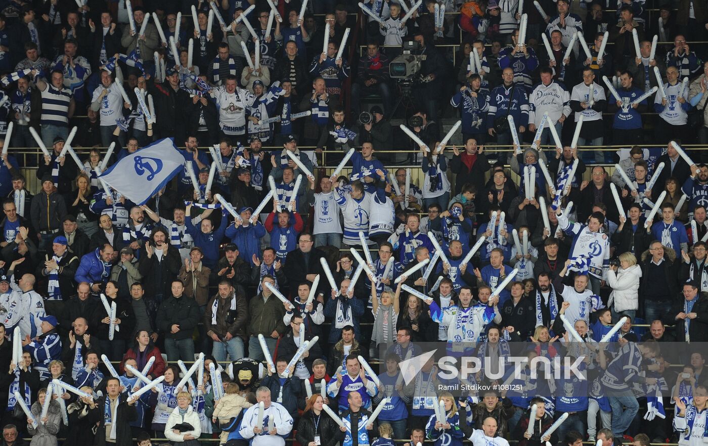 KHL. Dynamo Moscow vs. SKA St. Petersburg