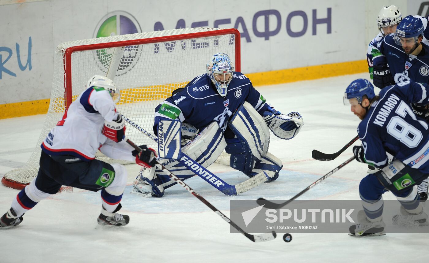 KHL. Dynamo Moscow vs. SKA St. Petersburg