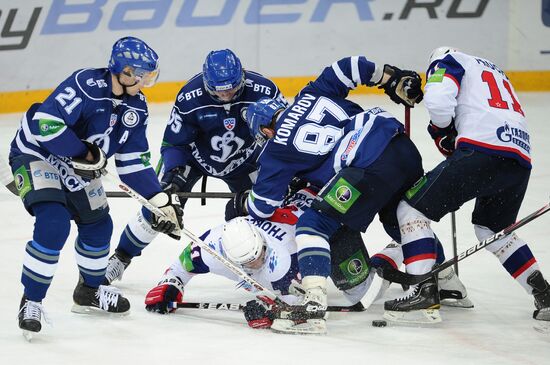 KHL. Dynamo Moscow vs. SKA St. Petersburg