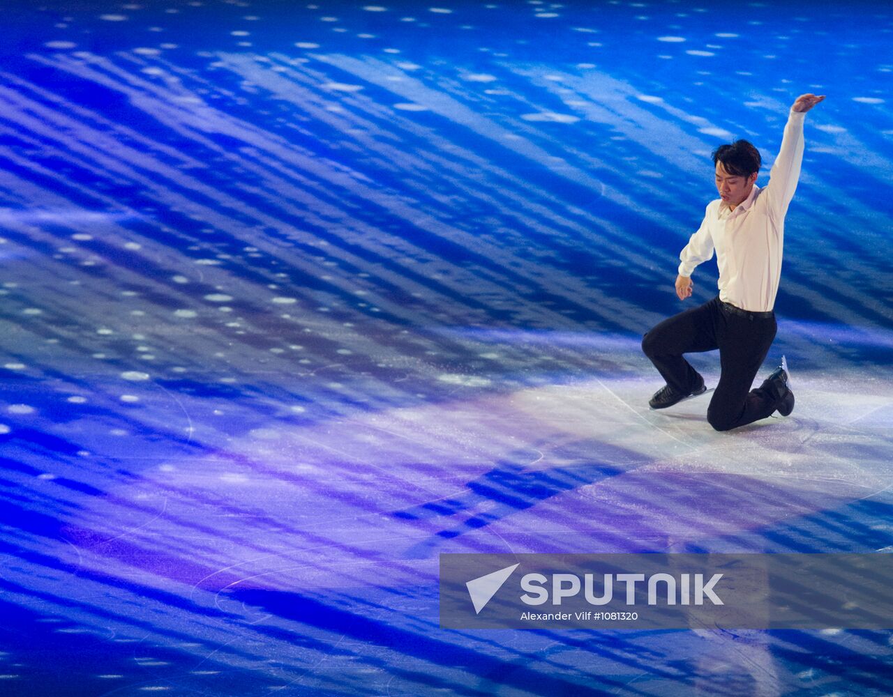 Figure skating World Cup 2012. Demonstration performances