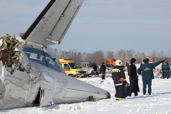ATR 72 plane crashes near Tyumen
