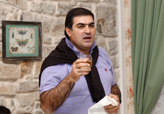 Supper in Imperial Hotel after assemblage in Abrau-Dyurso