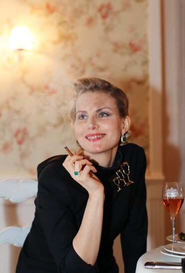 Supper in Imperial Hotel after assemblage in Abrau-Dyurso