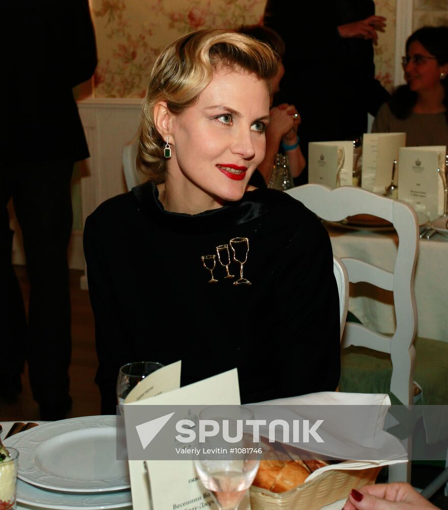 Supper in Imperial Hotel after assemblage in Abrau-Dyurso