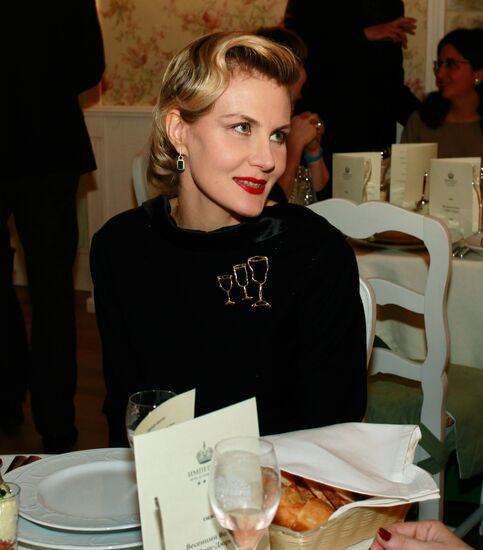 Supper in Imperial Hotel after assemblage in Abrau-Dyurso