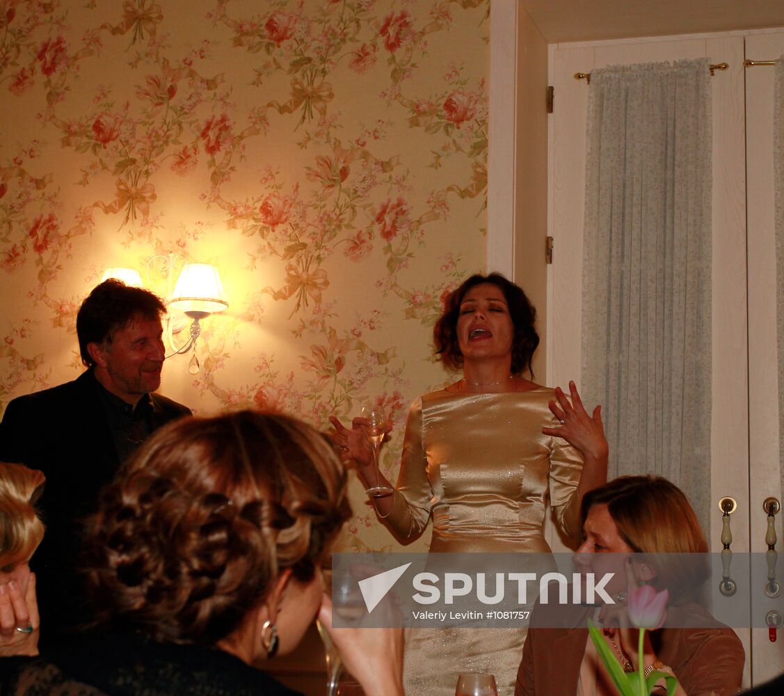 Supper in Imperial Hotel after assemblage in Abrau-Dyurso
