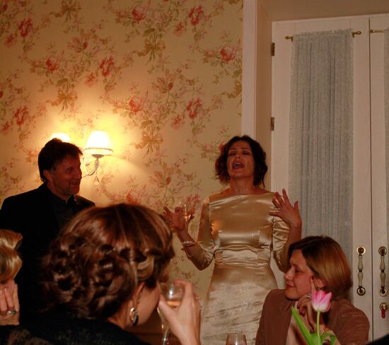 Supper in Imperial Hotel after assemblage in Abrau-Dyurso