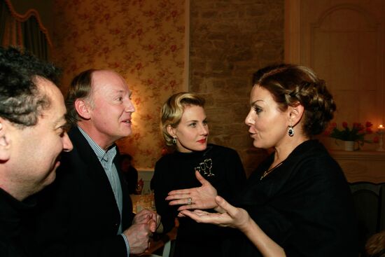 Supper in Imperial Hotel after assemblage in Abrau-Dyurso