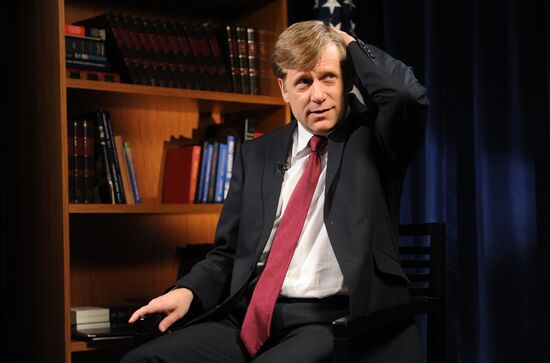 U.S. Ambassador to Russia Michael McFaul gives interview