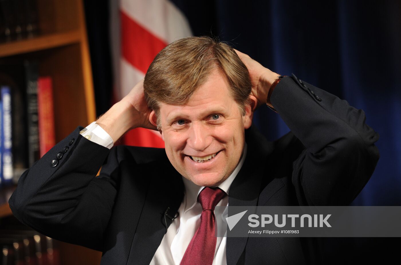 U.S. Ambassador to Russia Michael McFaul gives interview