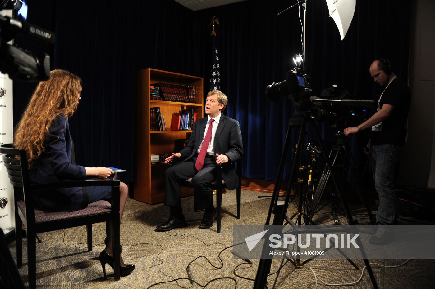 U.S. Ambassador to Russia Michael McFaul gives interview