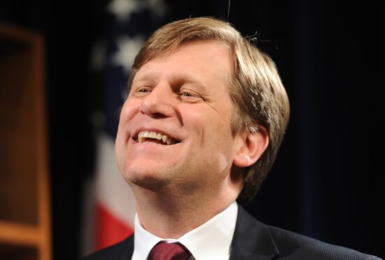 U.S. Ambassador to Russia Michael McFaul gives interview