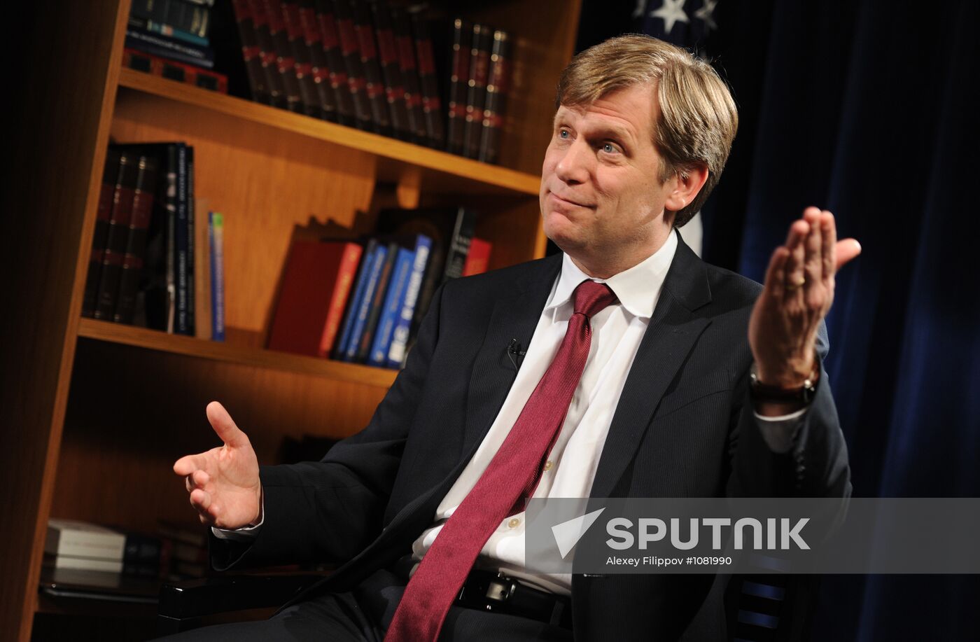U.S. Ambassador to Russia Michael McFaul gives interview