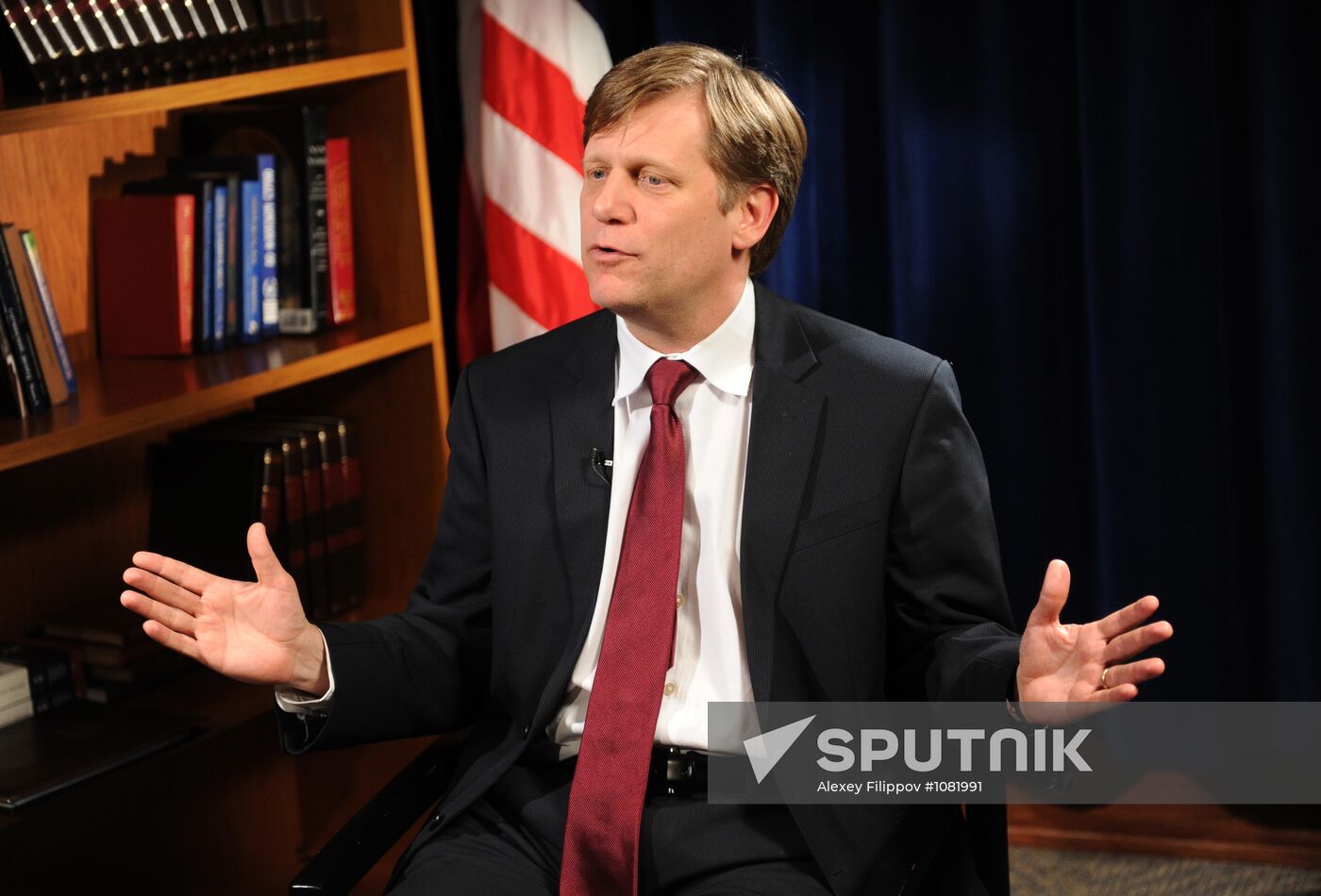 U.S. Ambassador to Russia Michael McFaul gives interview